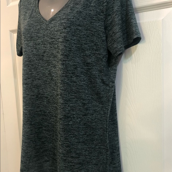 Greenish/Gray Women’s Nike Dry-fit V-Neck - Picture 1 of 6